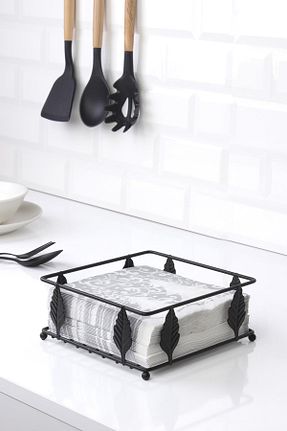جا دستمال کاغذی مشکی Okyanus Home - کد 816804877