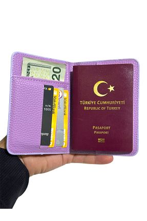 کیف پول بنفش زنانه سایز متوسط Gempo - کد 900442964