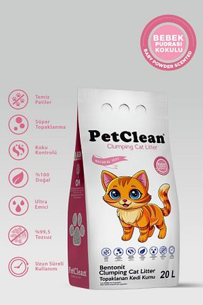 شن گربه Doğal/Bentonit Kumlar Pet Clean - کد 871336042