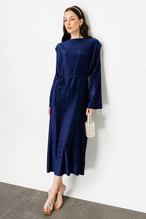 لباس حجاب سرمه ای زنانه رگولار Hooopstore - کد 811218118