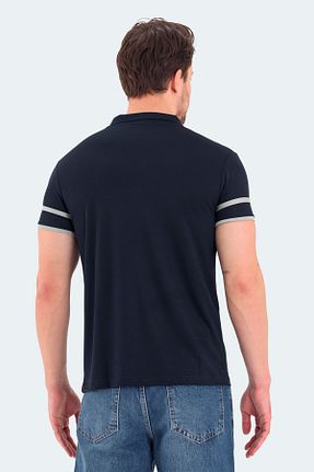 تیشرت سرمه ای مردانه رگولار Slazenger - کد 79874744