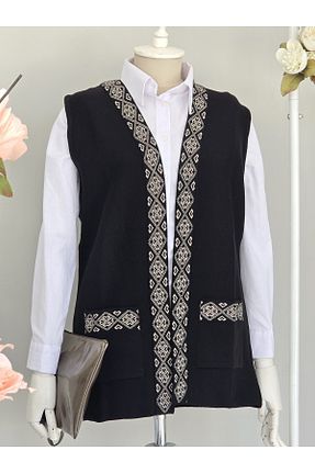 جلیقه سایز بزرگ مشکی زنانه سایز بزرگ ENDAMIM - کد 890951262
