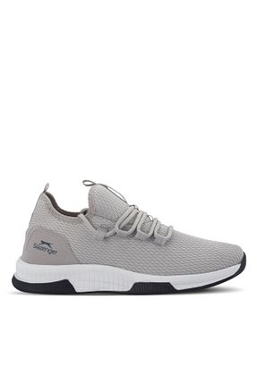 کفش اسنیکر طوسی مردانه بند دار Slazenger - کد 254843045