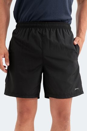 شلوارک ساحلی مشکی مردانه پلی استر Slazenger - کد 317056881