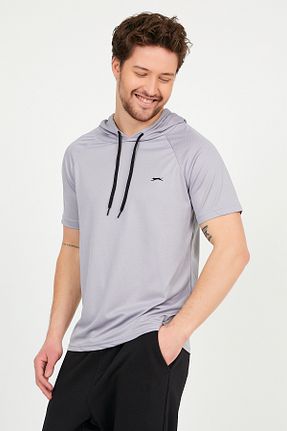 تیشرت طوسی مردانه رگولار Slazenger - کد 258291610