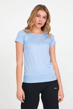 تیشرت آبی زنانه رگولار Slazenger - کد 240107681