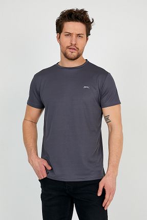 تیشرت طوسی مردانه رگولار Slazenger - کد 263562895