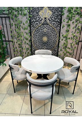 ست میز آشپزخانه طوسی Suntalam Royal - کد 779606007
