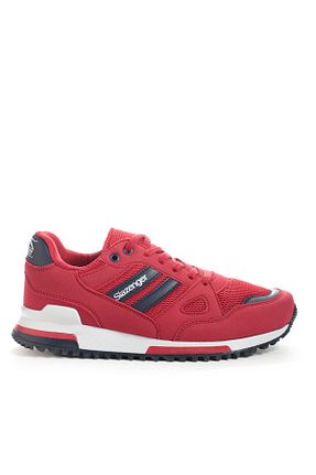 کفش اسنیکر قرمز مردانه بند دار Slazenger - کد 239655107