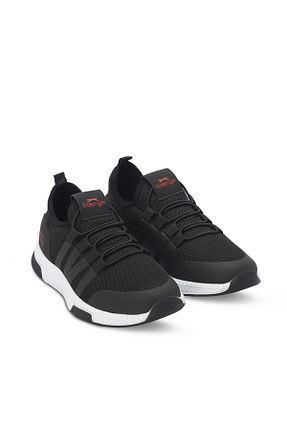 کفش اسنیکر مشکی بچه گانه چرم مصنوعی Slazenger - کد 252971267