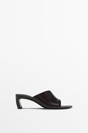 کفش مجلسی مشکی زنانه چرم خالص Massimo Dutti - کد 901885665