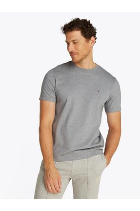 تیشرت طوسی مردانه رگولار Tommy Hilfiger - کد 900575982