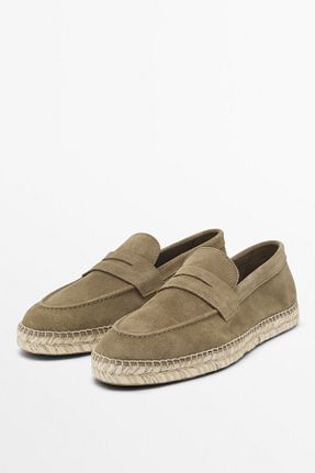 کفش اسپادریل قهوه ای مردانه Massimo Dutti - کد 900602435