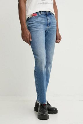 شلوار جین سرمه ای مردانه پاچه لوله تفنگی Tommy Hilfiger - کد 900557713