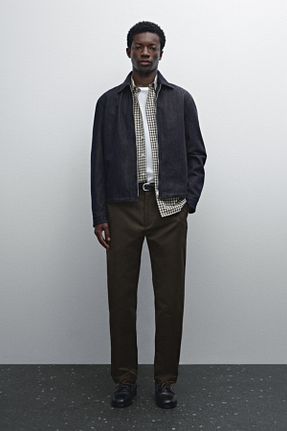 شلوار قهوه ای مردانه پنبه ای Massimo Dutti - کد 900598062