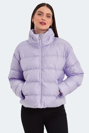 کاپشن بنفش زنانه رگولار Slazenger - کد 684097252