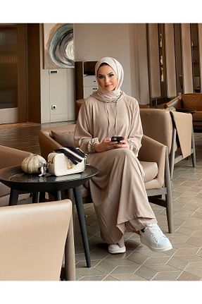 ست بالاتنه و پائین تنه حجاب زنانه گشاد BURİSLA - کد 815764446