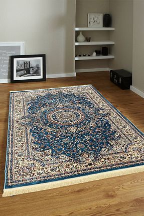 فرش آبی آنتی باکتریال ünalcarpet - کد 750656166