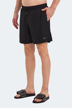 شلوارک ساحلی مشکی مردانه مخلوط پلی استر Slazenger - کد 741731587