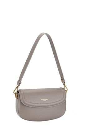 کیف دوشی طوسی زنانه چرم مصنوعی David Jones - کد 873827033
