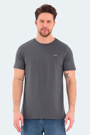 تیشرت طوسی مردانه رگولار Slazenger - کد 670594683