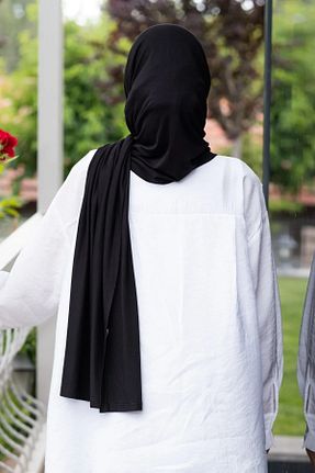 شال مشکی زنانه پنبه ای ARSCARF TİCARET - کد 900624978