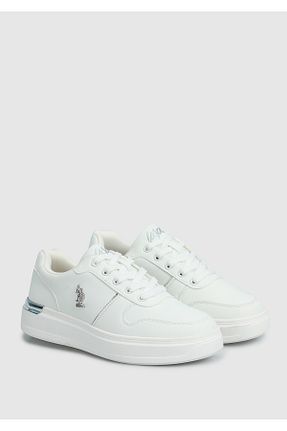 کفش اسنیکر سفید زنانه بند دار U.S. Polo Assn. - کد 818314335