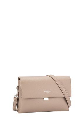 کیف دوشی بژ زنانه چرم مصنوعی David Jones - کد 873827126
