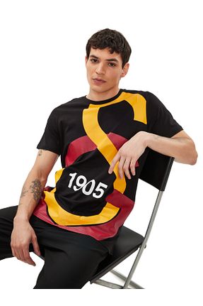 تیشرت اسپرت مشکی مردانه رگولار Galatasaray - کد 805927079
