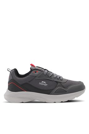 کفش اسنیکر طوسی مردانه بند دار Slazenger - کد 734327607