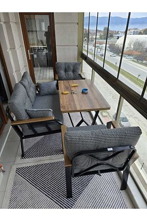ست باغچه طوسی فلزی Tu Tienda - کد 141139953