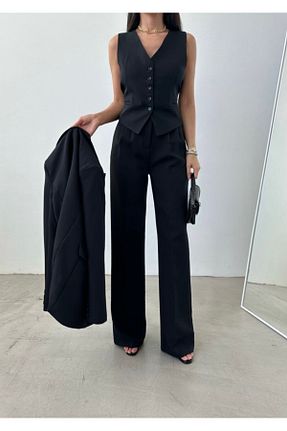 کت بلیزر مشکی زنانه مخلوط پلی استر Bella Breeze - کد 901902323