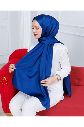 شال سرمه ای زنانه پلی ساتن Butik - کد 900611513