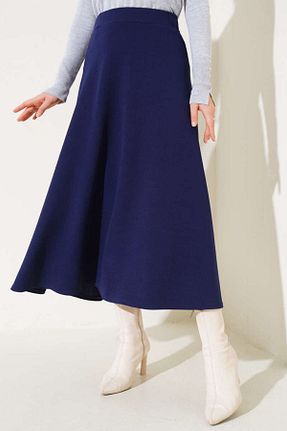 دامن حجاب سرمه ای زنانه کلوش MODA UGS - کد 900617513