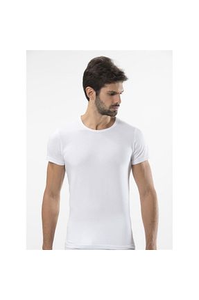 تیشرت سفید مردانه رگولار Türen - کد 143274377