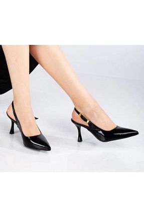کفش استایلیتو مشکی پاشنه نازک Demashoes - کد 900616173