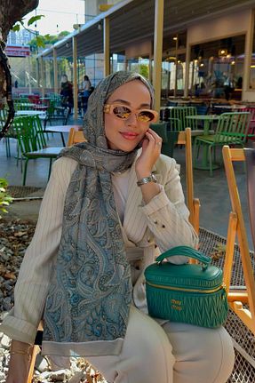 شال رنگی زنانه پنبه ای carell - کد 885176272