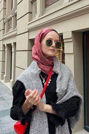 شال رنگی زنانه پنبه ای carell - کد 885177855