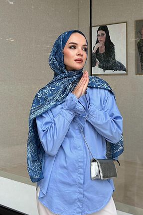 شال رنگی زنانه پنبه ای carell - کد 885178455