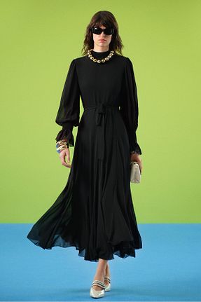لباس مشکی زنانه بافتنی Touche Prive - کد 798014918