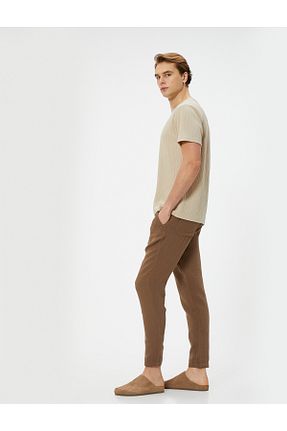 شلوارک و برمودا قهوه ای مردانه اسلیم Koton - کد 863437919