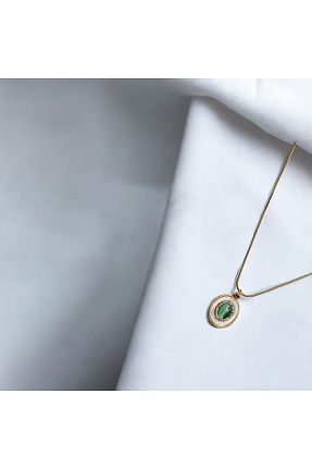 گردنبند استیل ( فولاد ) آبی زنانه استیل ضد زنگ Medacollectionn - کد 900661035