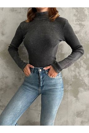 پلیور رنگی زنانه ساده fevien - کد 900650459