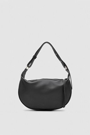 کیف دوشی مشکی زنانه چرم مصنوعی Blisshop - کد 900650518