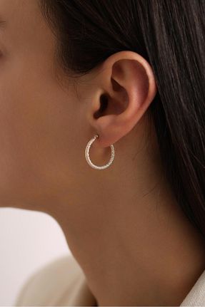گوشواره طلا طلائی زنانه 14 عیار Tufanlar Kuyumculuk - کد 901930411