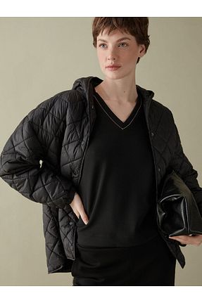 تیشرت سبز زنانه یقه هفت LC Waikiki - کد 920877071