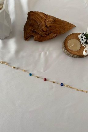 دستبند جواهر رنگی زنانه منجق İstangül Butik - کد 900656199