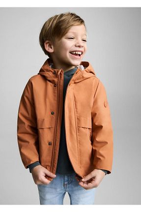 پارکا قهوه ای بچه گانه رگولار MANGO Baby - کد 901942537