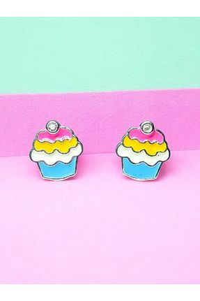 گوشواره نقره رنگی بچه گانه 925 عیار LITTLELUXE - کد 883654300