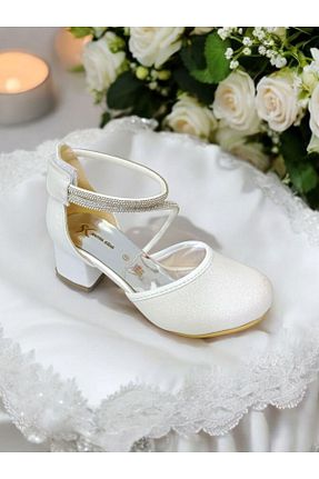 کفش پاشنه بلند کلاسیک سفید بچه گانه سنگ PATİK BEBE - کد 900667537